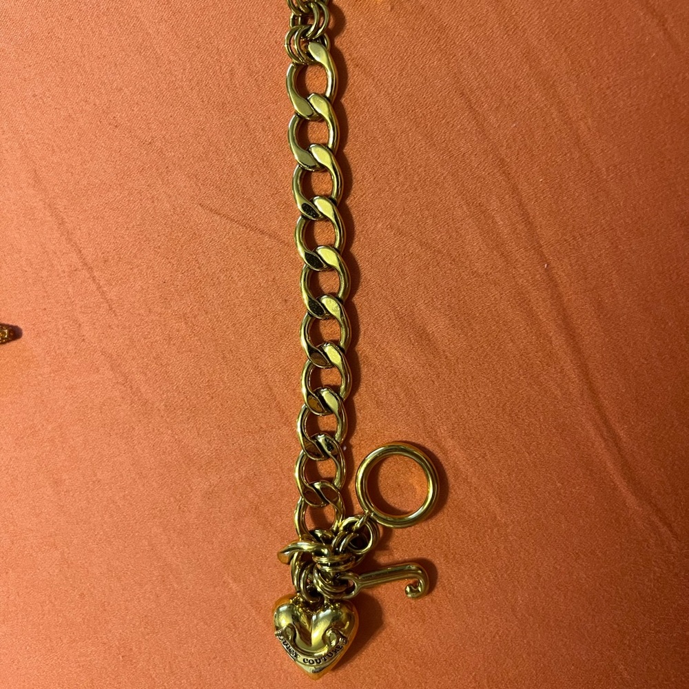 Juicy Couture Gold Charm Bracelet!